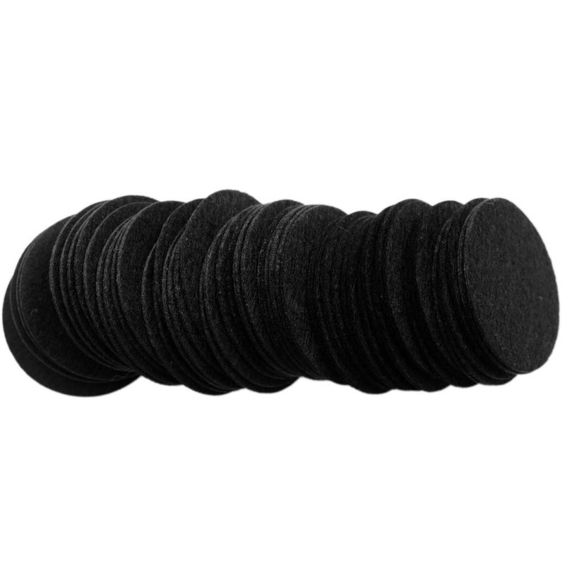 Playfully Ever After 2 Inch Black 58pc Stiff Felt Circles - Image 1